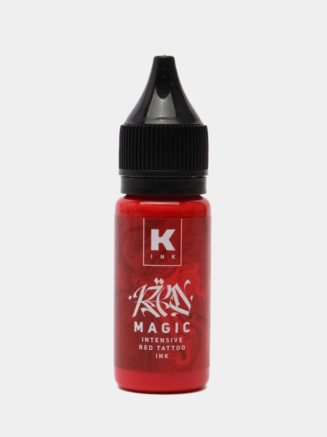 Красный тату пигменты, серия Magic intensive  tattoo ink 15 мл. Универсальные