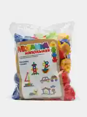 Мозаика детская напольная d 4,6 см, 80 штук разноцветная