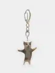 Молочный брелок для ключей акриловый "Мем Happy cat"