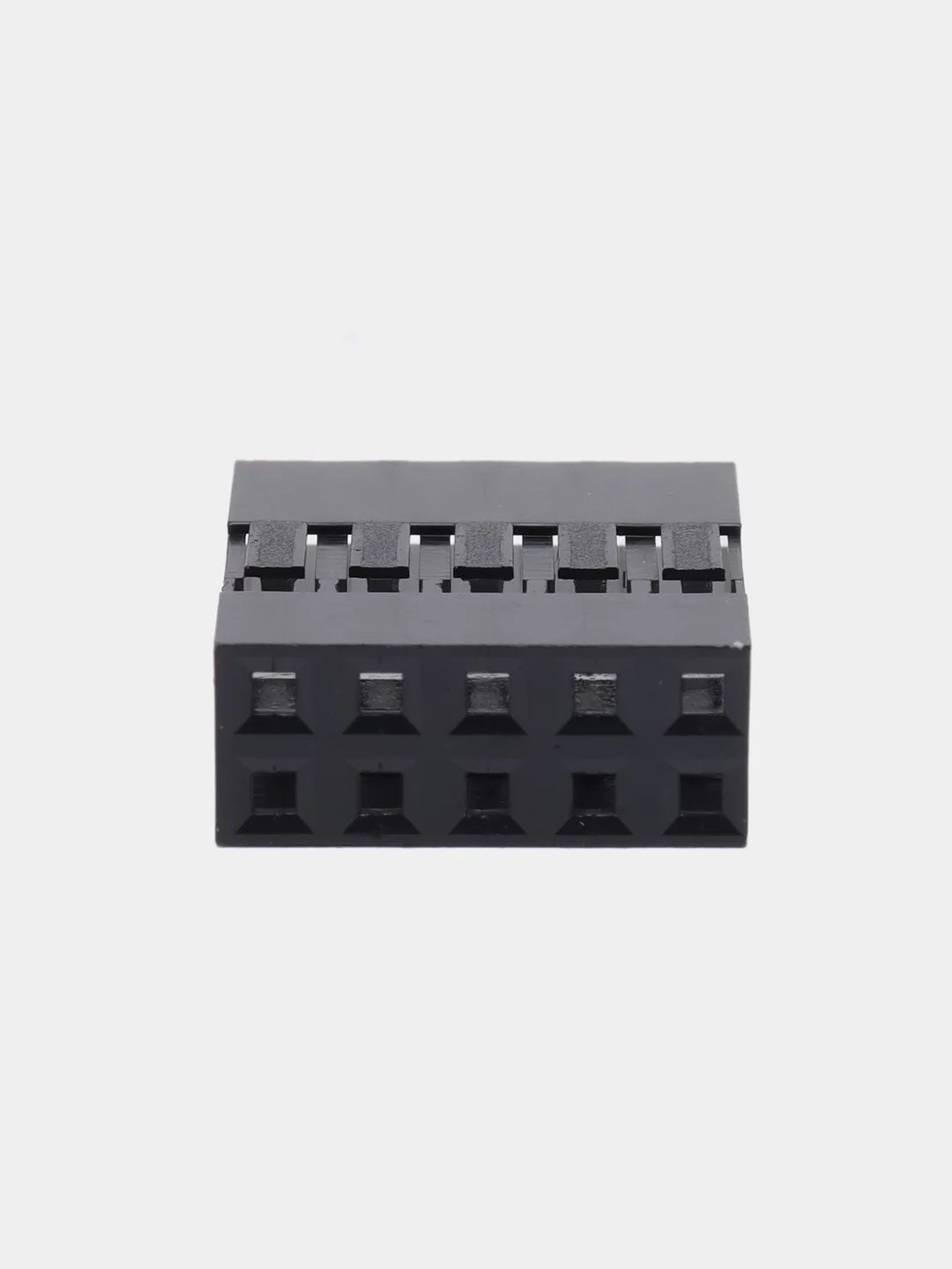 Разъем Dupont 2x5pin 2.54мм BLD-10 (без контакта, только корпус) (5 штук)
