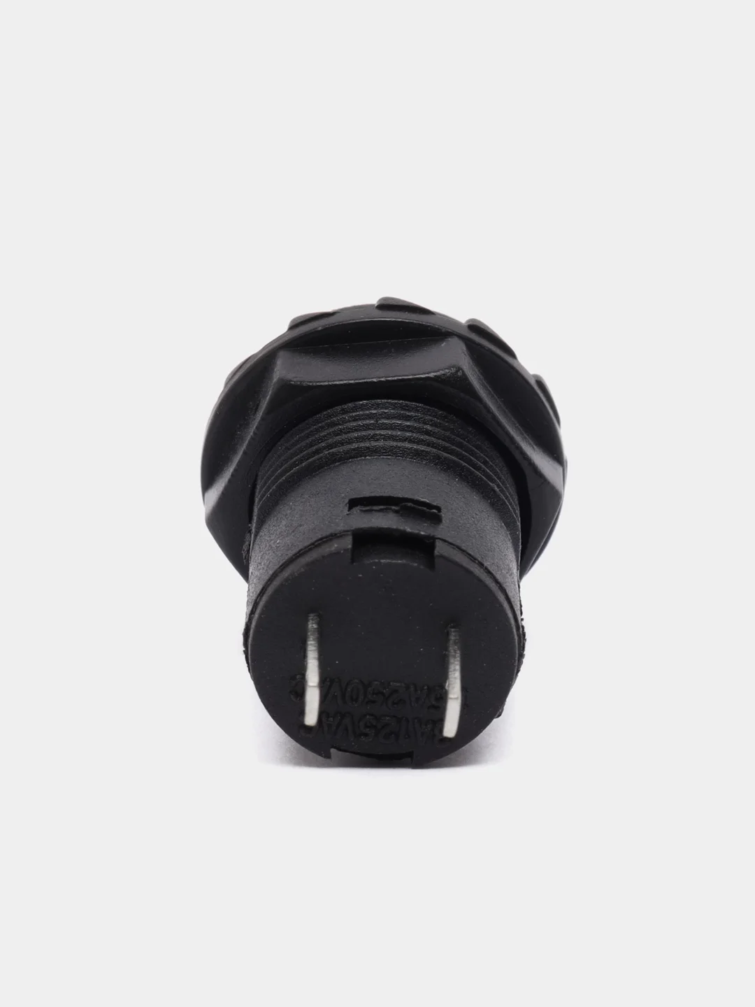Кнопка DS-427 1.5A/250VAC с фиксацией черная