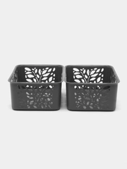 Корзина для хранения вещей 4,0 л(258х186х100мм) + 4,0 л(258х186х100мм)