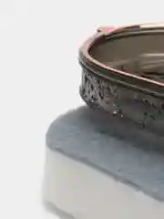 Серебряный мыльница на присоске с губкой подарок на новый год