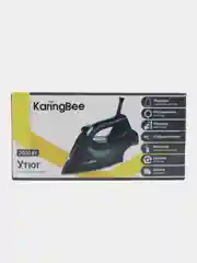 Черный утюг, ручной отпариватель для одежды KaringBee KB-EI001, черный, русская версия