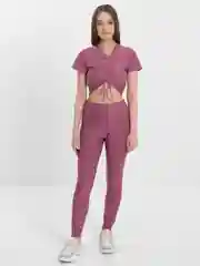 Коралловый меланж спортивный фитнес костюм для йоги, танцев, комплект женский: футболка и леггинсы