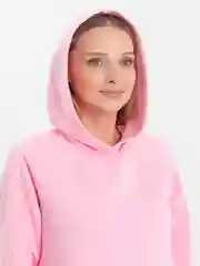 Розовый худи женское, с капюшоном, утепленное