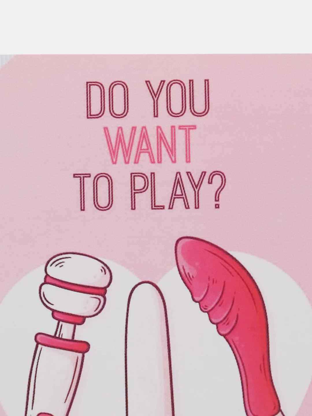 Открытка "Do you want to play?"