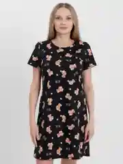 Угольный сорочка ночная, женская