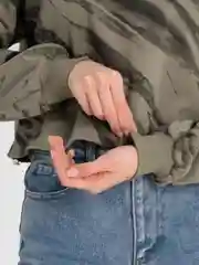 Голубой топ женский, худи толстовка