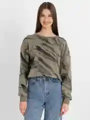 Зелёный хаки топ женский, худи толстовка