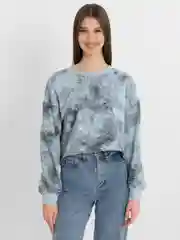 Голубой топ женский, худи толстовка