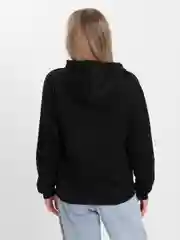 Черный худи унисекс, оверсайз