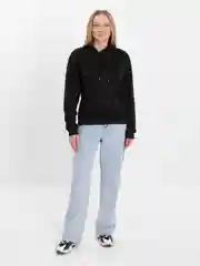 Черный худи унисекс, оверсайз