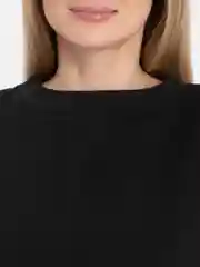 Черный женский свитшот