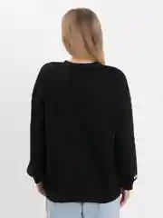 Черный женский свитшот