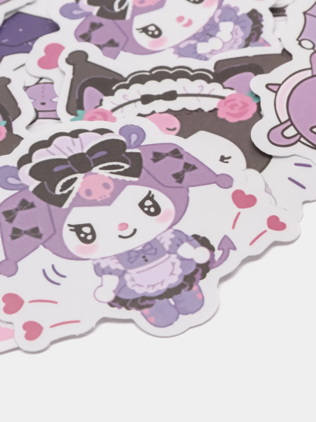 Золотой наклейки для стикербомбинга, Kuromi, Melody, Hello Kitty, Sinnamoroll. Стикерпак, Куроми