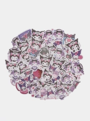 Наклейки для стикербомбинга, Kuromi, Melody, Hello Kitty, Sinnamoroll. Стикерпак, Куроми