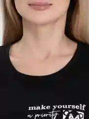 Черный комплект для дома, женская пижама