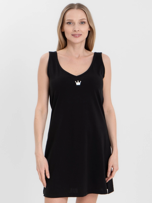 Ночная сорочка корона КС1509П2 чёрный, KLERY