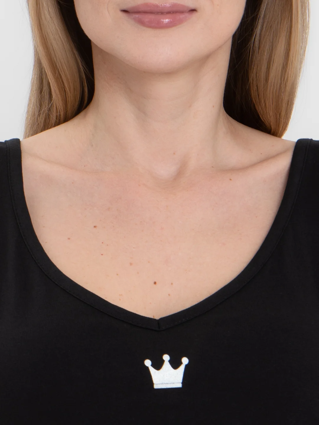 Ночная сорочка корона КС1509П2 чёрный, KLERY