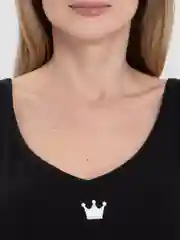Ночная сорочка корона КС1509П2 чёрный, KLERY