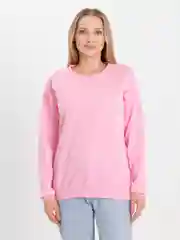 Розовый свитшот женский