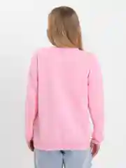 Розовый свитшот женский