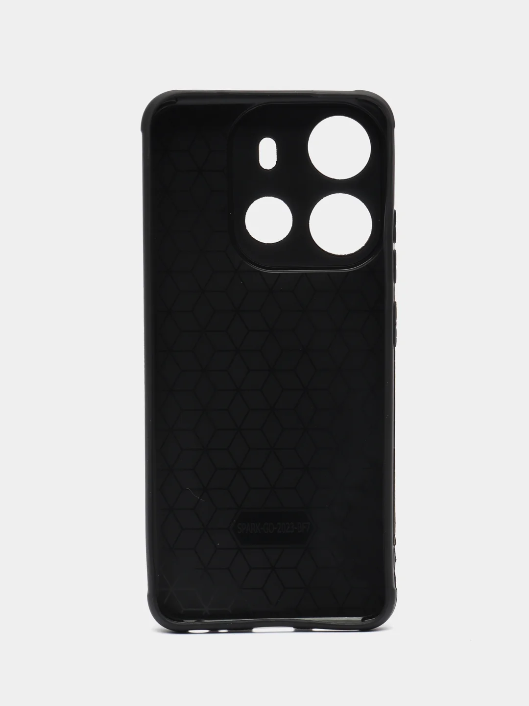 Черный чехол для Infinix Smart 7 / Spark Go 2023, Pop 7, 7 Pro, Смарт 7, силиконовый, под кожу