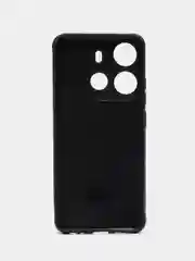 Черный чехол для Infinix Smart 7 / Spark Go 2023, Pop 7, 7 Pro, Смарт 7, силиконовый, под кожу