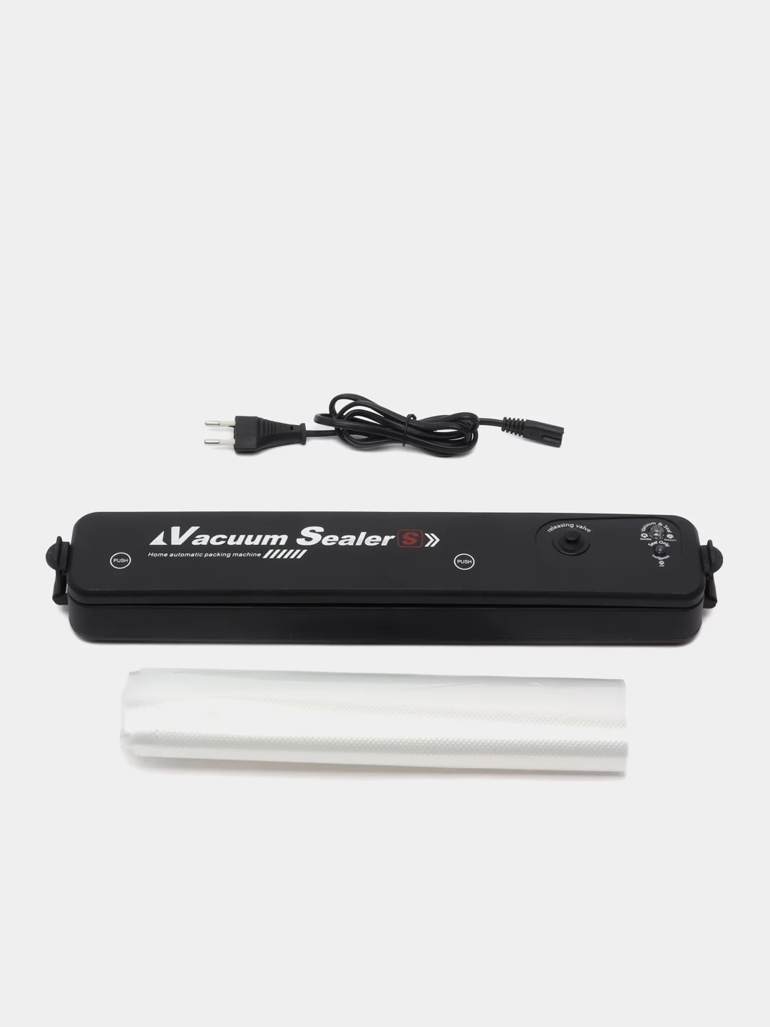 Черный вакууматор Vacuum sealer  (Вакуумный упаковщик)