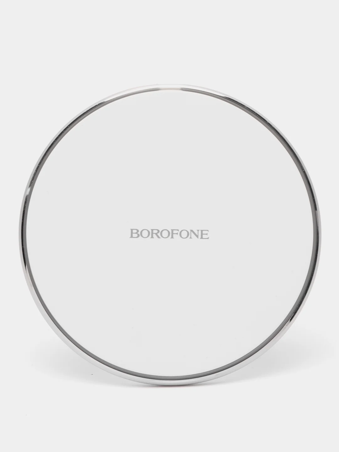 Белый беспроводное зарядное устройство Borofone BQ3 Pro Ultra slim 15W для автомобиля