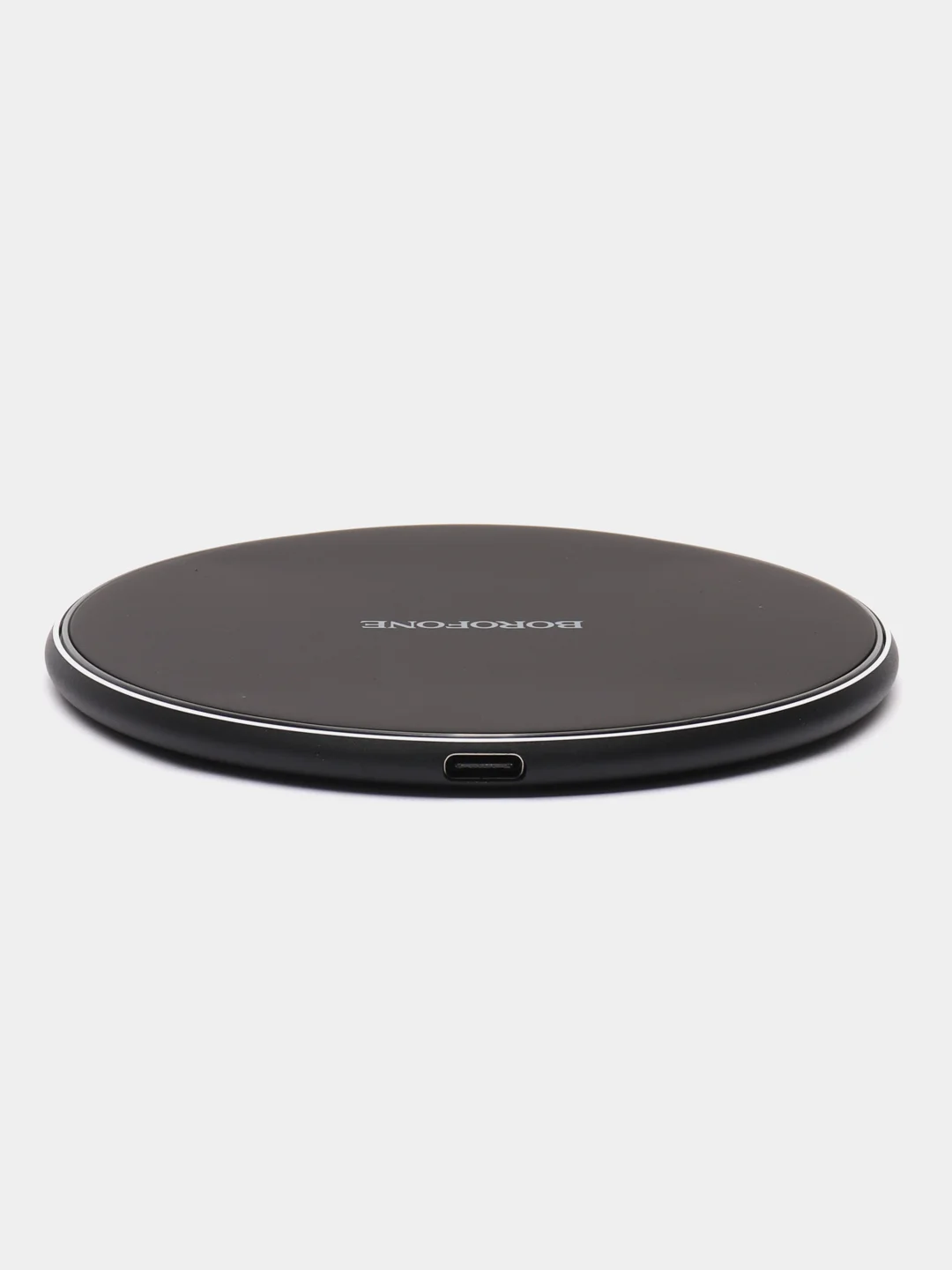 Белый беспроводное зарядное устройство Borofone BQ3 Pro Ultra slim 15W для автомобиля