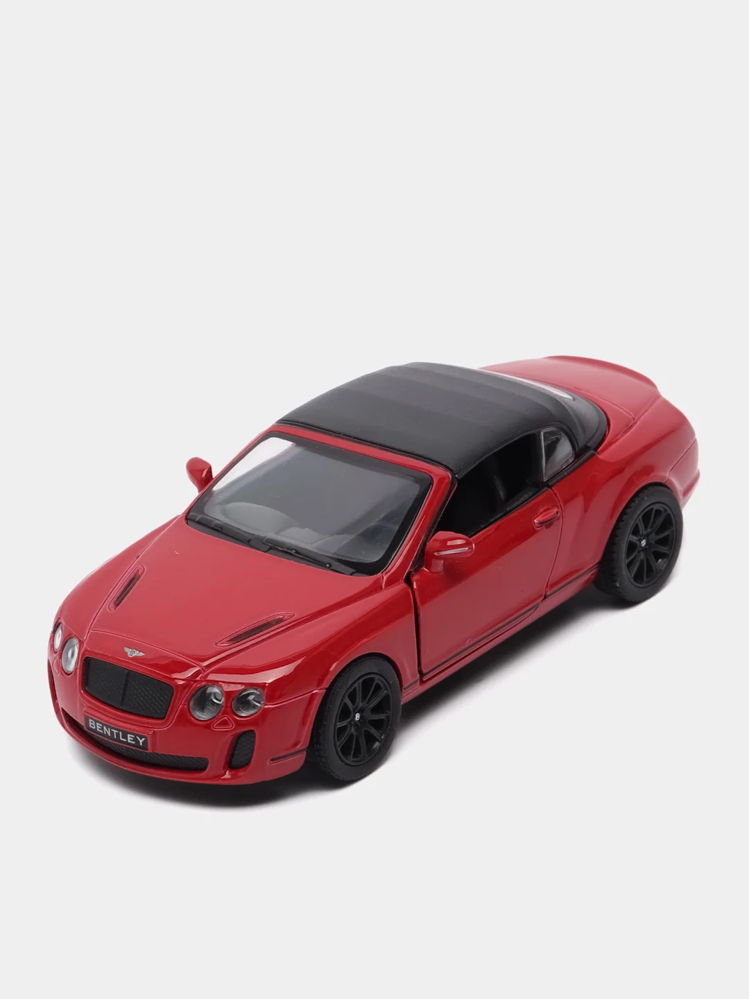 Красный машинка металлическая Bentley Continental Supersports Convertible KT5353D 1:38 /Kinsmart/