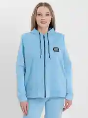 Бирюзовый костюм женский тройка, на легком флисе