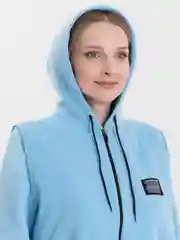 Бирюзовый костюм женский тройка, на легком флисе