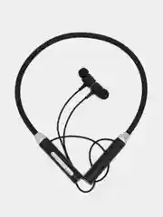 Черный беспроводные наушники блютуз, спортивные на шею с микрофоном, bluetooth наушники