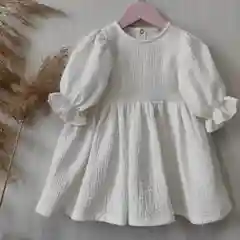 Платье для девочки из муслина
