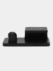 Беспроводная зарядка док-станция Wireless Charger с часами
