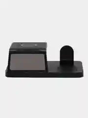 Беспроводная зарядка док-станция Wireless Charger с часами