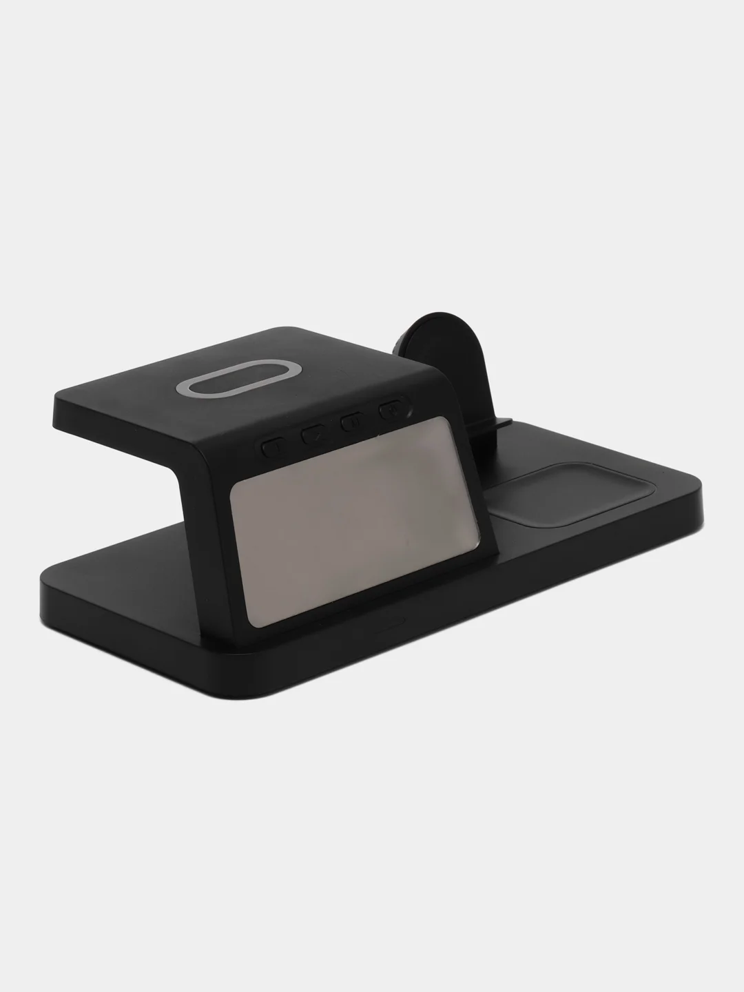 Беспроводная зарядка док-станция Wireless Charger с часами