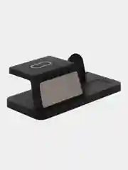 Беспроводная зарядка док-станция Wireless Charger с часами