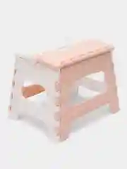 Розовый детский складной стул
