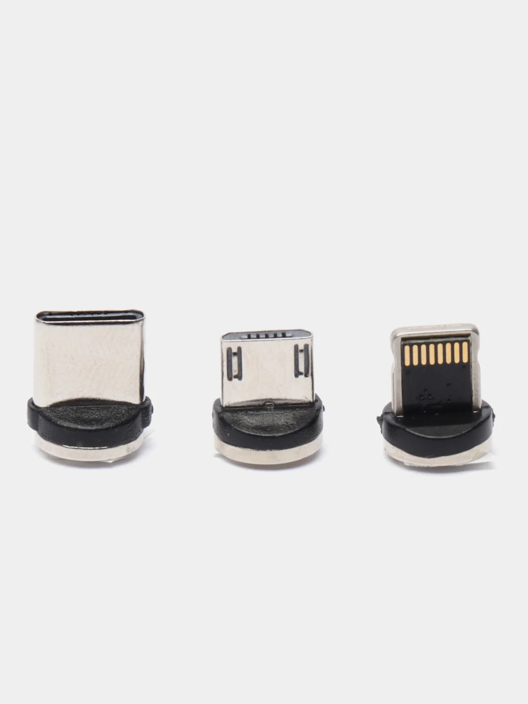 Серый магнитный USB-кабель для зарядки телефона