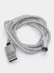 Серый магнитный USB-кабель для зарядки телефона