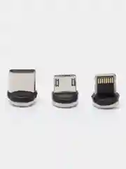 Серый магнитный USB-кабель для зарядки телефона