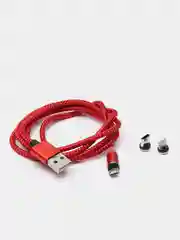 Красный магнитный USB-кабель для зарядки телефона
