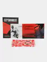Белый набор сертификтов на исполнения желаний для взрослых