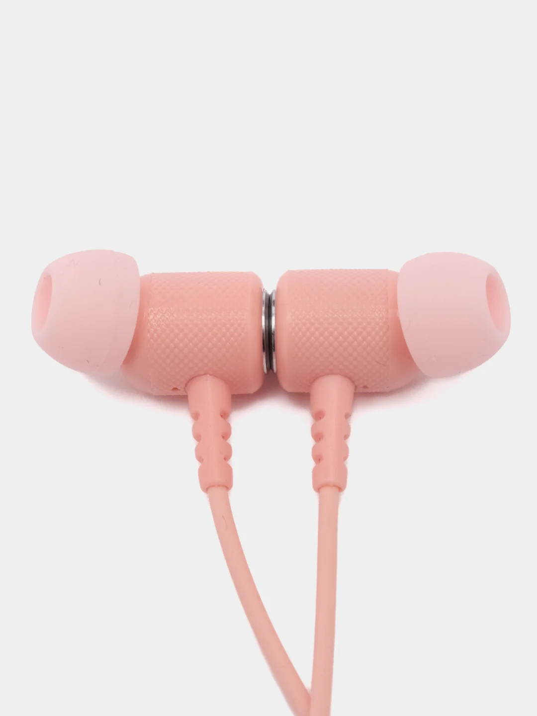 Розовый беспроводные наушники Bluetooth спортивные на шею с микрофоном игровые