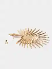 Золотой серьги женские вечерние