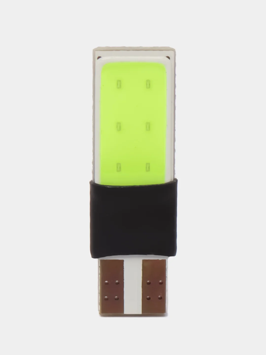 Зеленый лампа габаритов (габаритная) светодиодная T10 W5W 12 V, LED 1 SMD, без цоколя, W2.1x9.5d